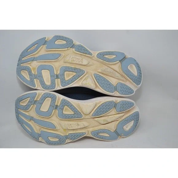 Hoka One One Bondi 8 Womens 8 B Running Shoes Gym Varsity Navy White 1127952-VYN - Picture 13 of 16